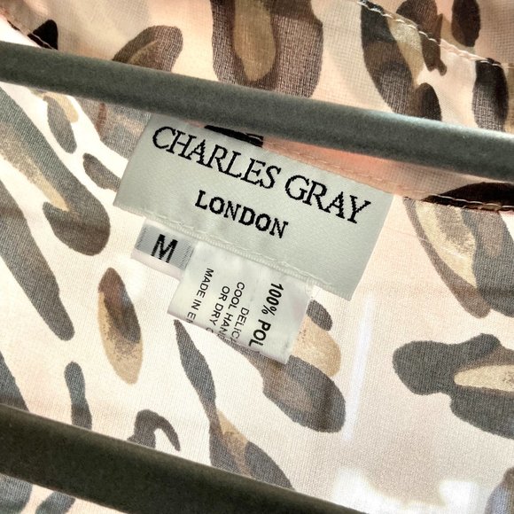 Pink Leopard Print Button Down - Picture 2 of 3